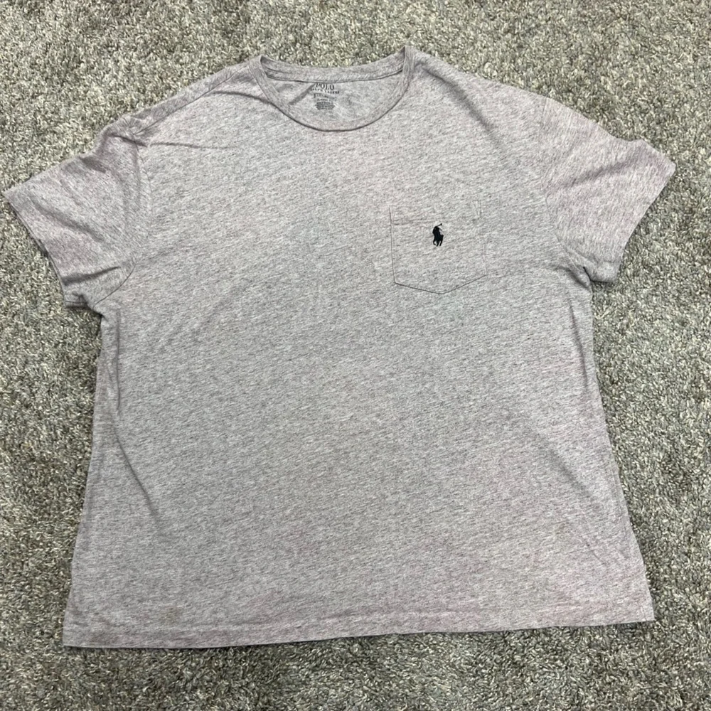 Polo ralph Lauren shirt mens large heather brown tan short sleeve casual tee
